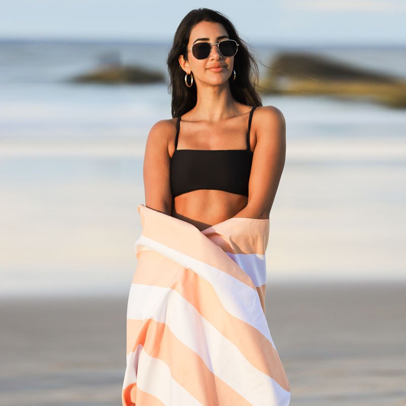 Peachy Beachy - Sand Free Beach Towel - Sumoii Official